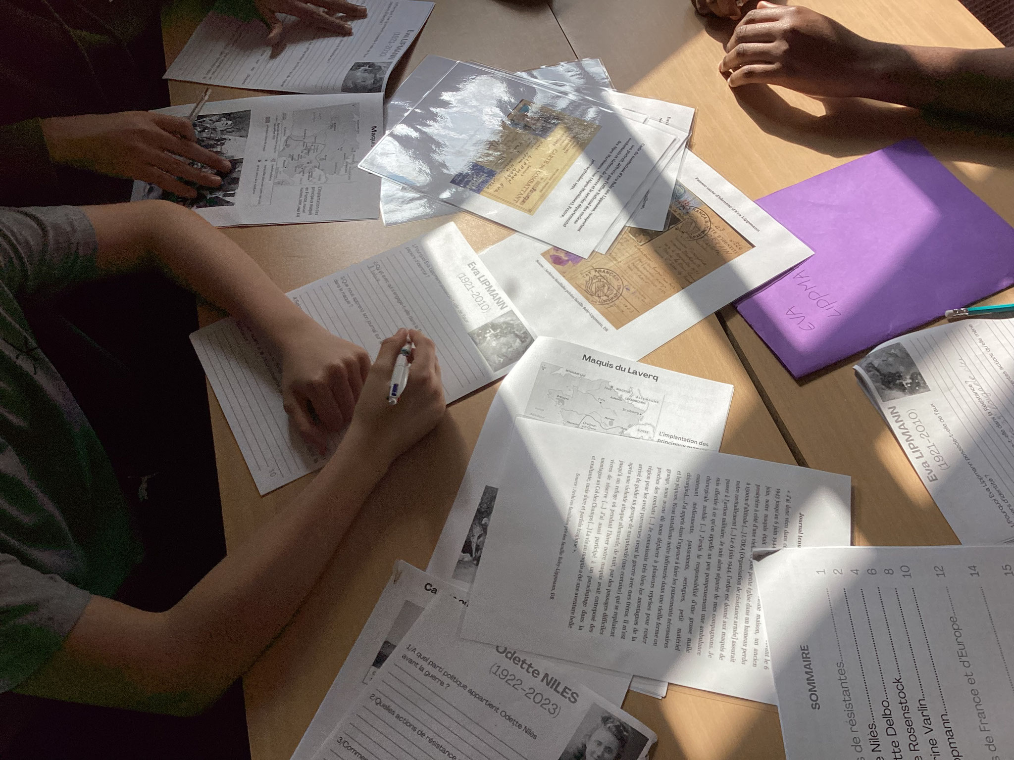 Le travail sur documents d'archives