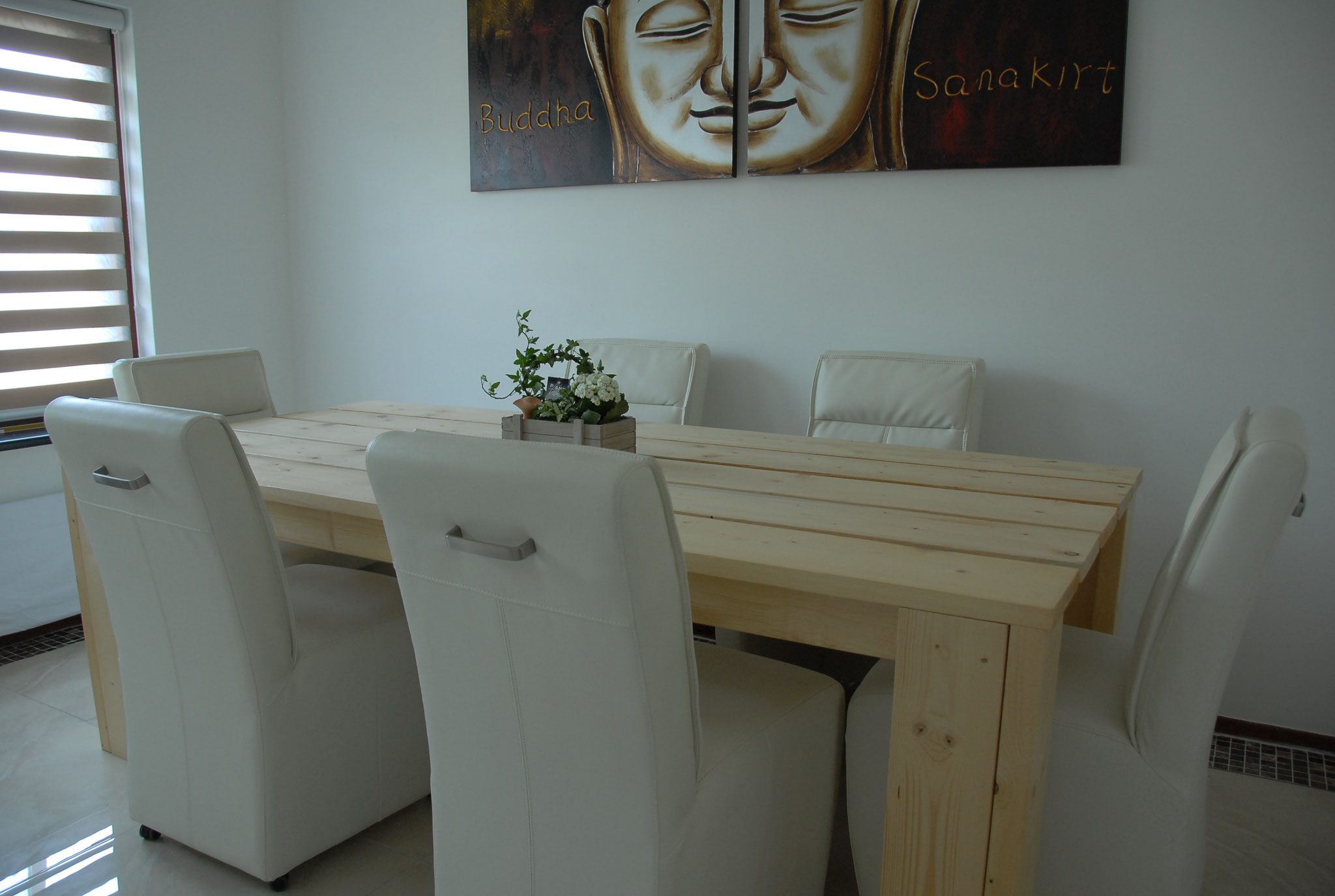 Tafel van Steigerhout 100 x 200 cm 