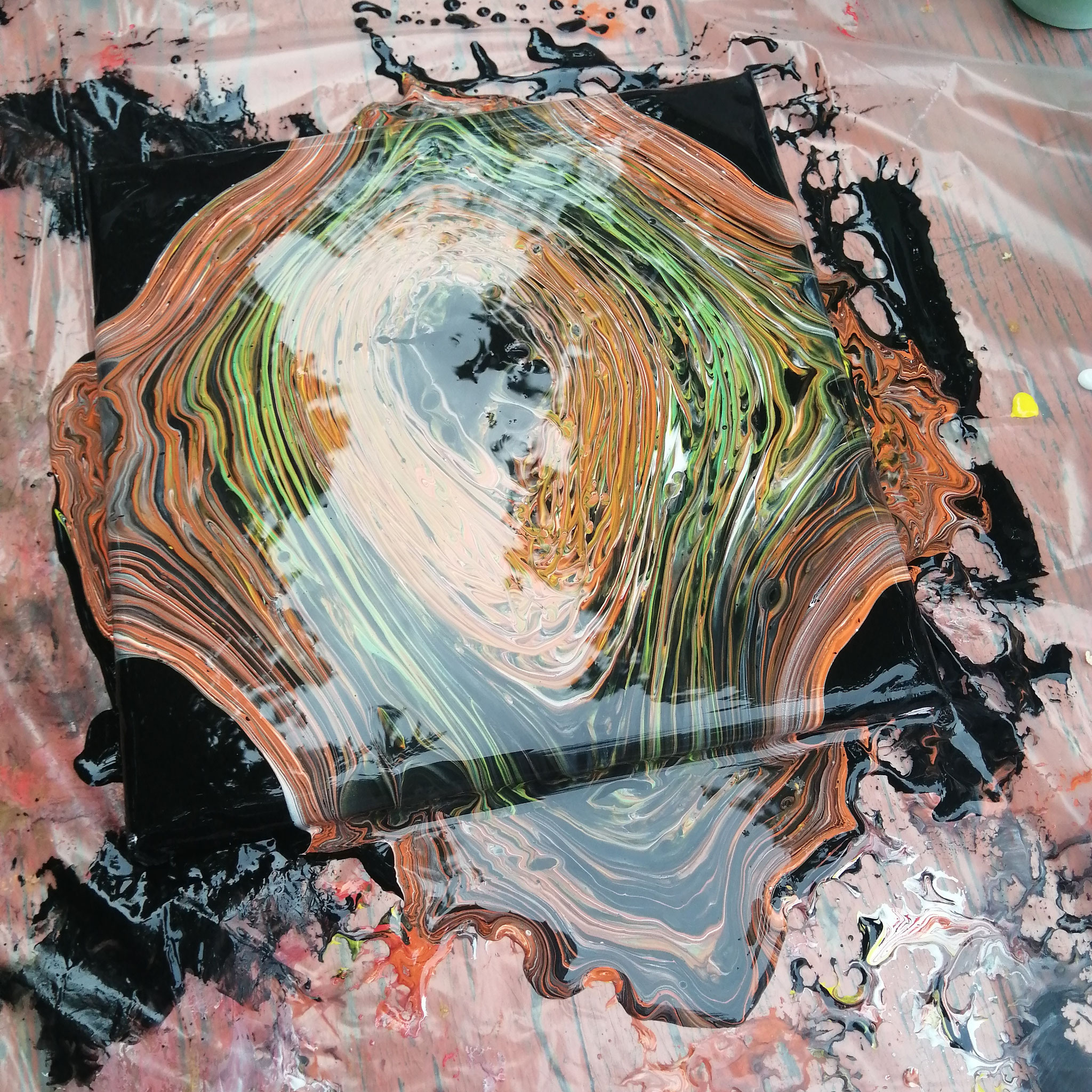 Acryl Pouring