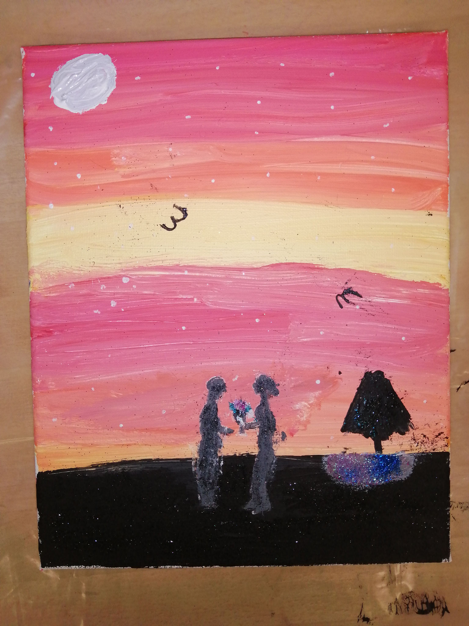 Acryl auf Leinwand