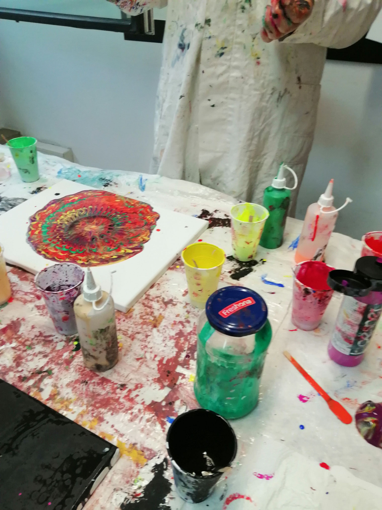 Acryl Pouring