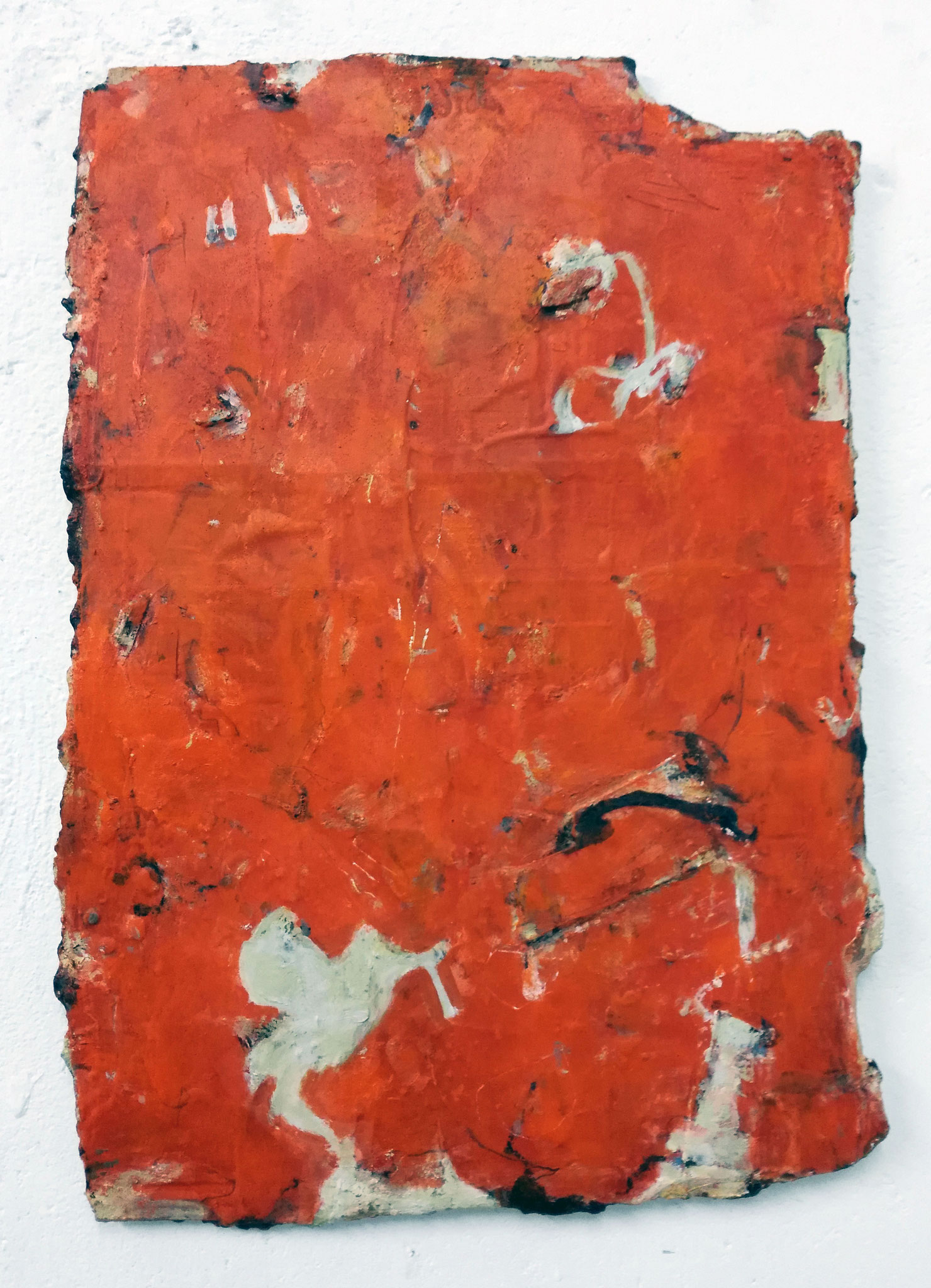 Aus der Reihe `Klosterboden`, K3  2019 Mischtechnik 75 x 55 cm
