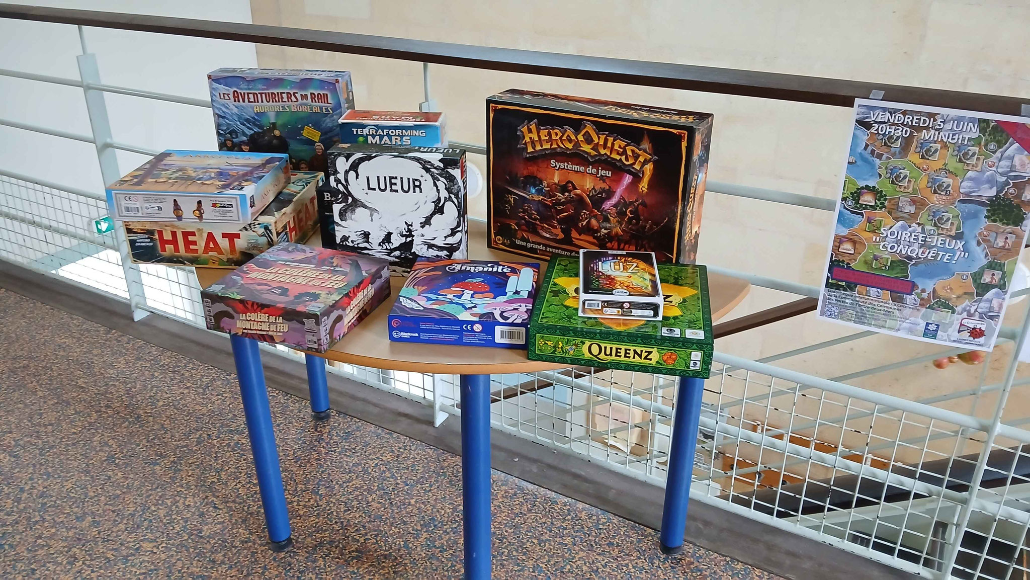 Installation de jeux pour les initié·e·s