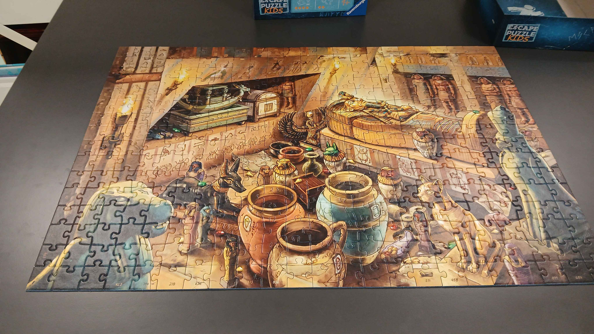 Le puzzle terminé... ne reste plus qu'à trouver la sortie et le trésor