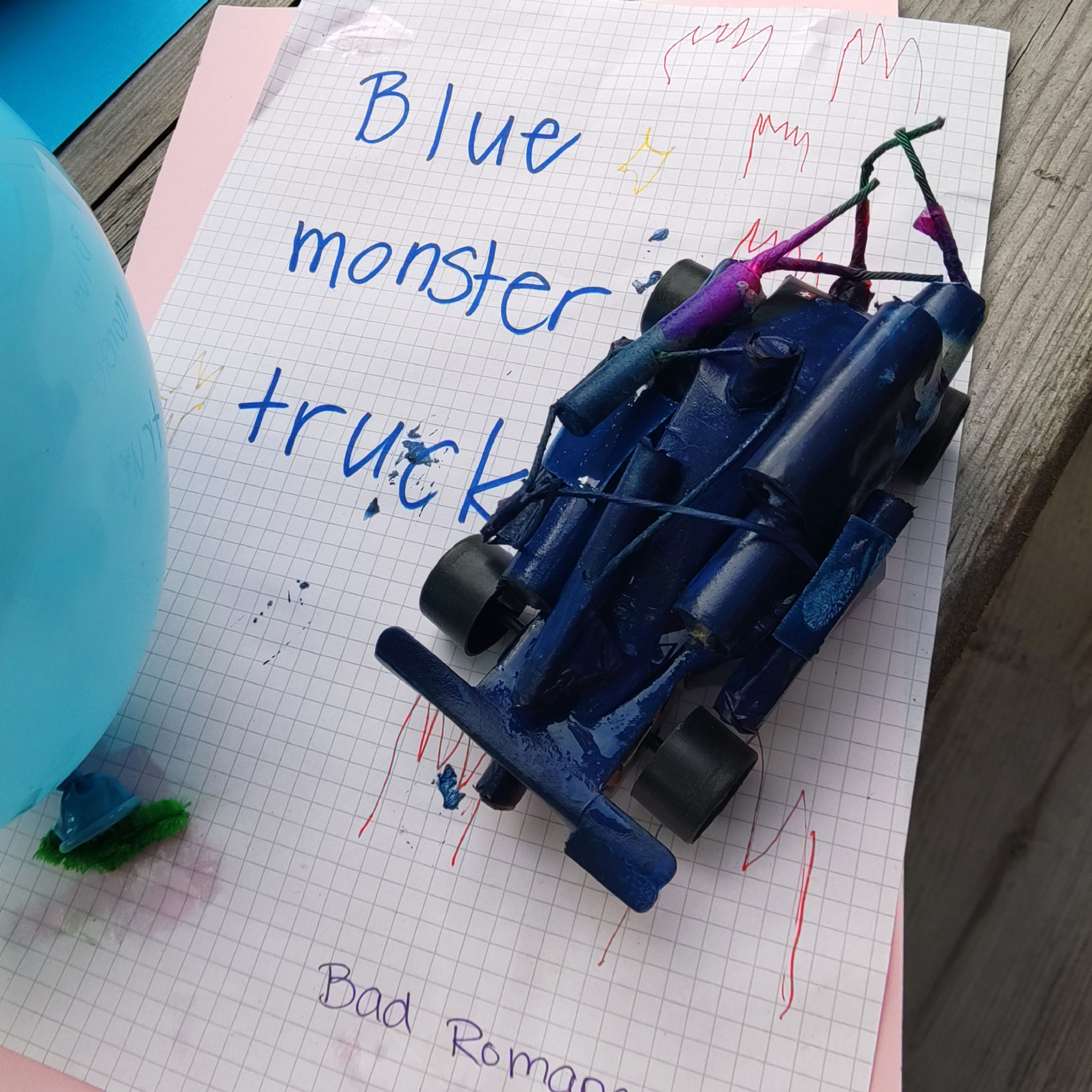 7. Platz: Blue Truck (-1 Bier)