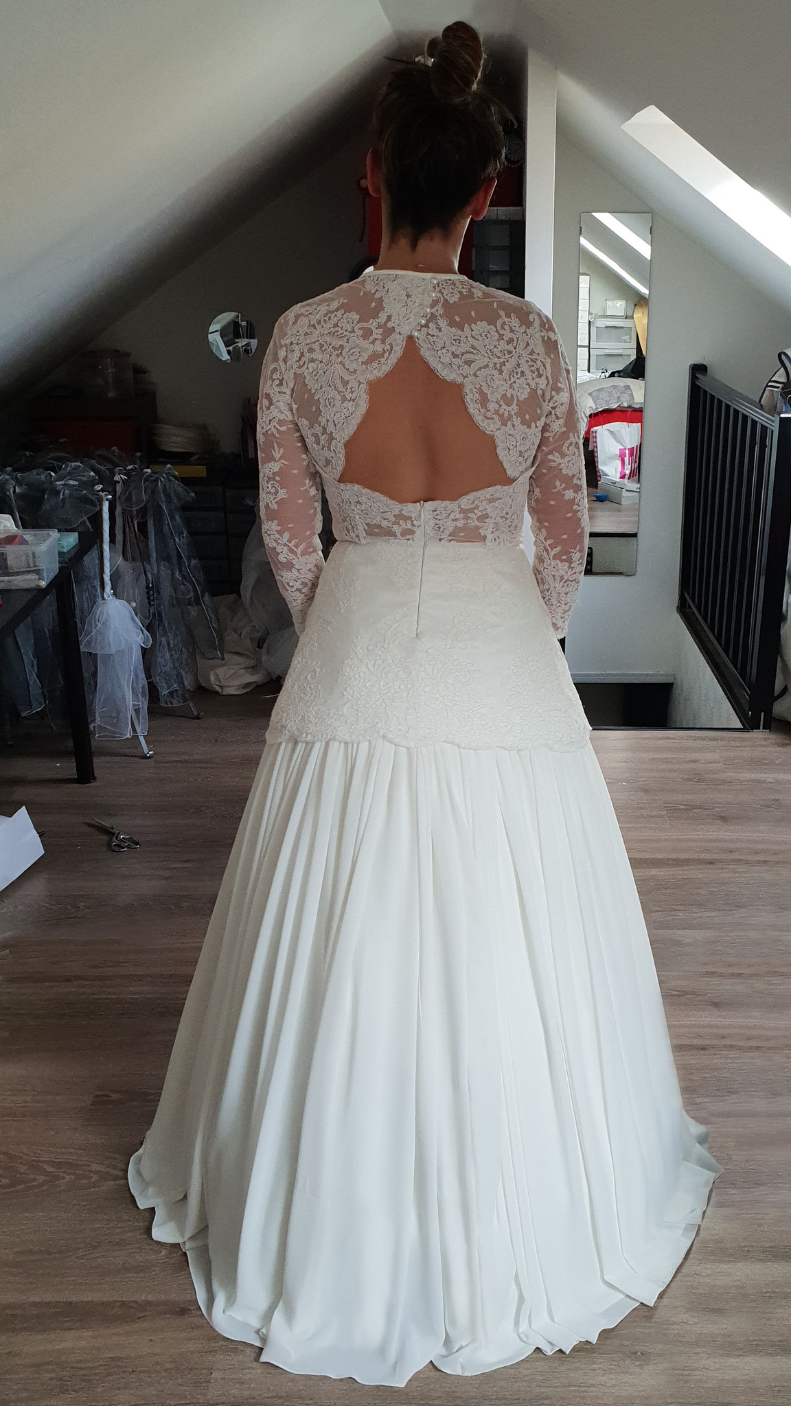 Création sur-Mesure d'une robe de mariée - Modèle 1