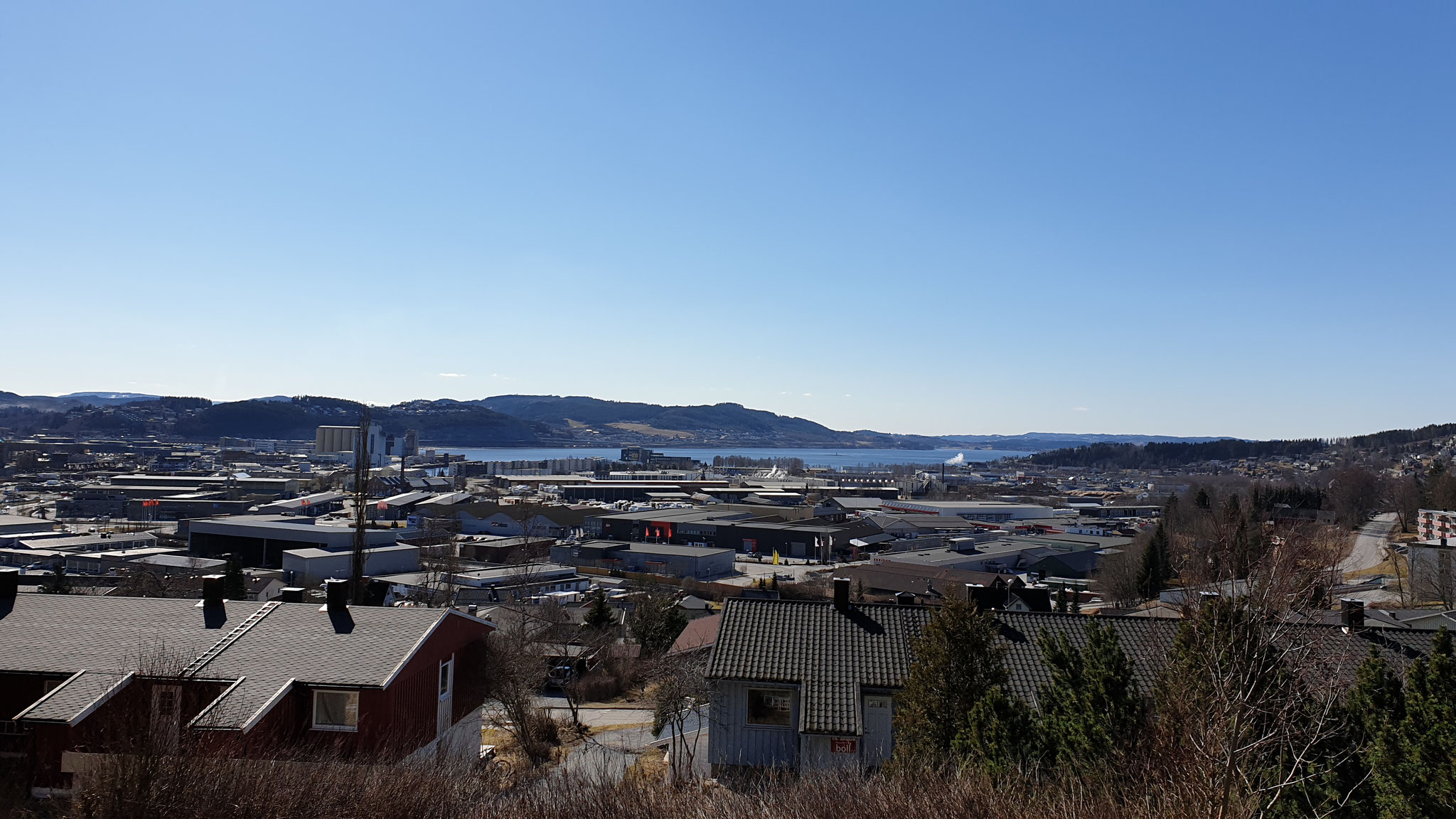 Aussicht über Steinkjer