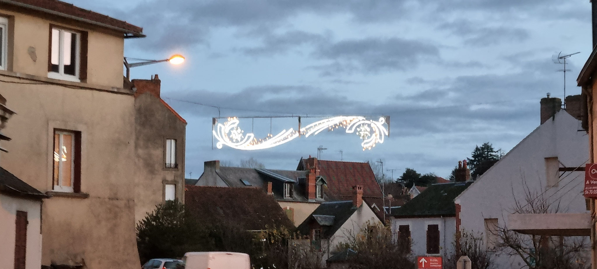 Endlich sehen wir die Weihnachtsbeleuchtung...