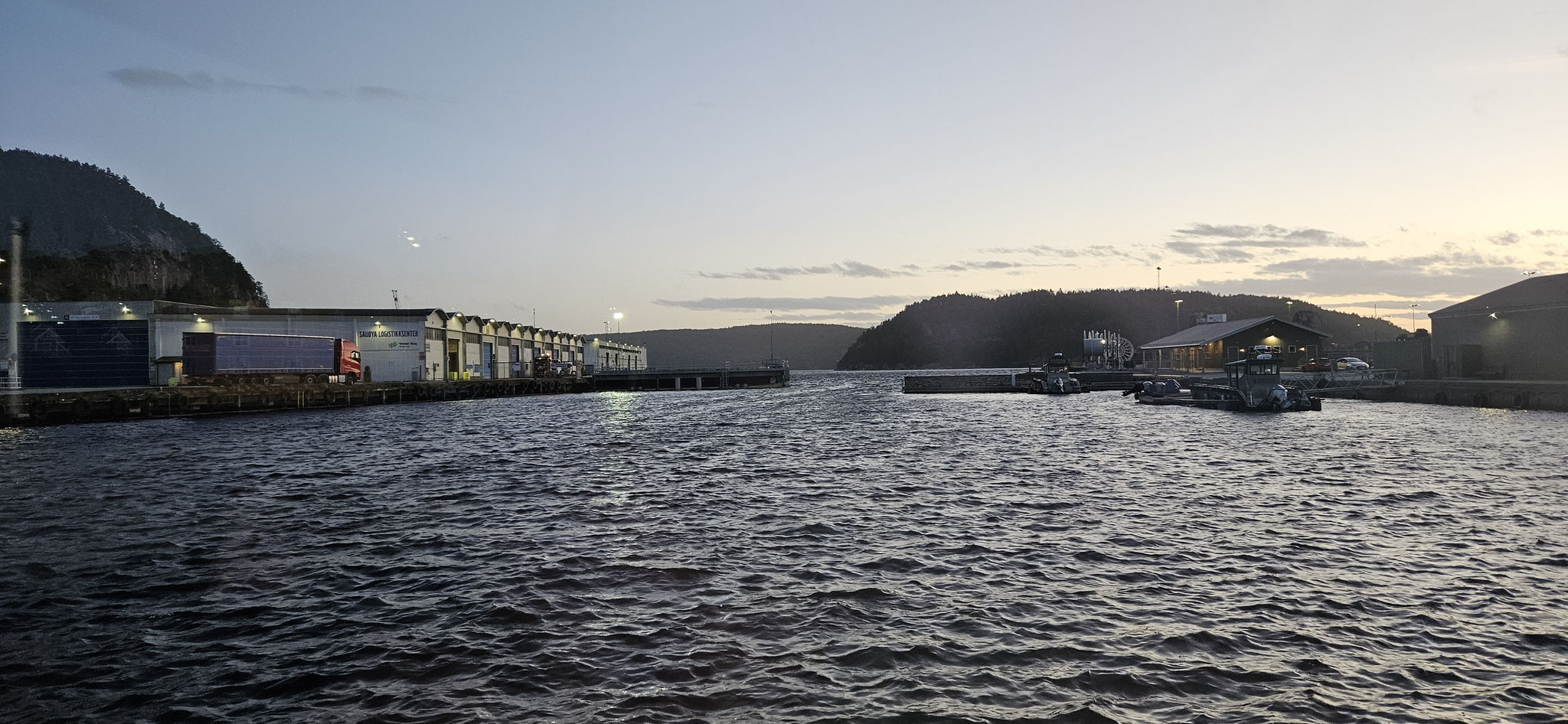 Abendstimmung in Halden - Norwegen