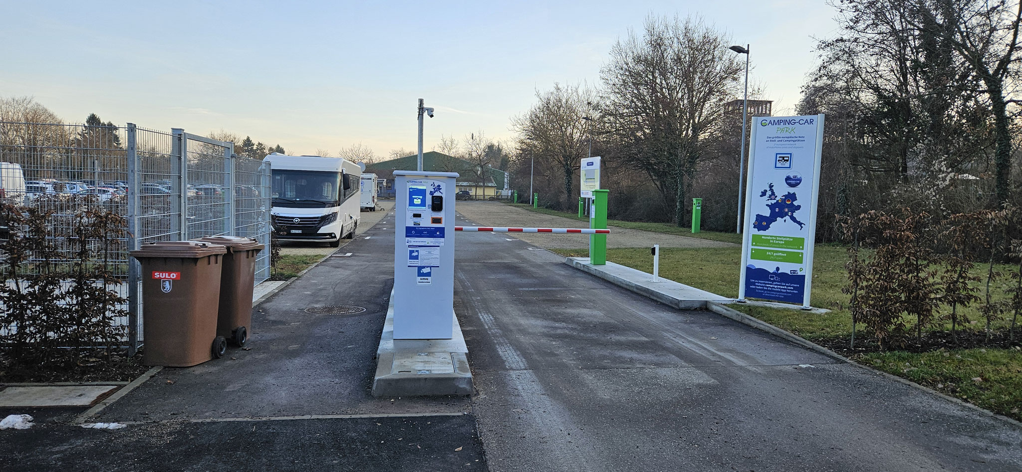 ...der Stellplatz ist schön
