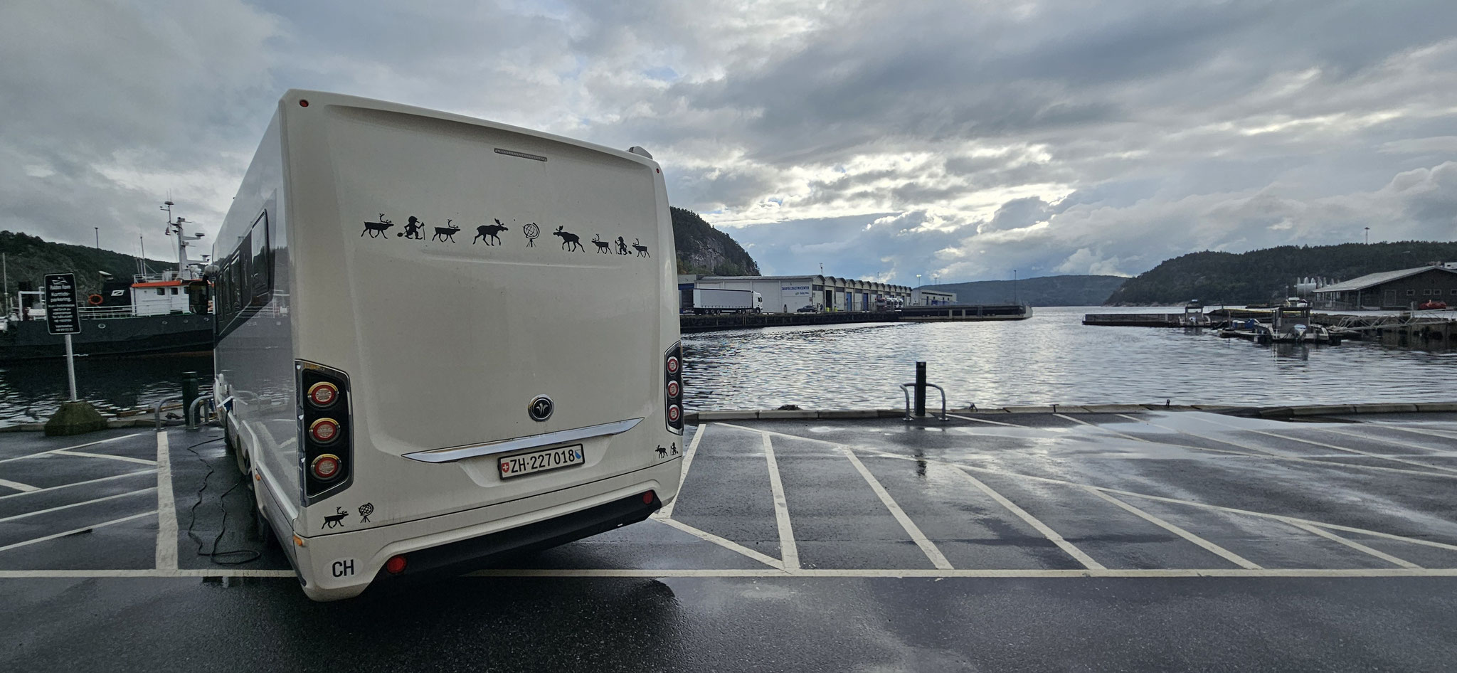 Uns gefällt es auf diesem Stellplatz in Halden