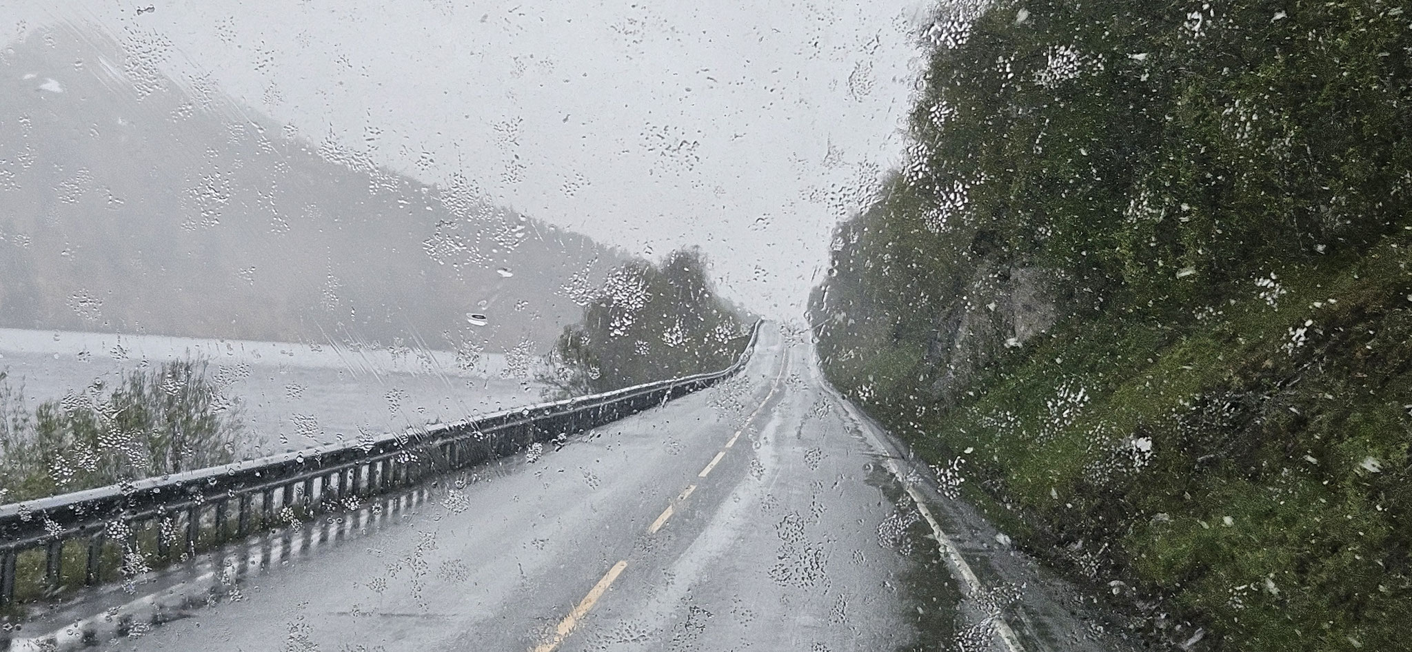 Was ist das? Schneeregen? Ernsthaft?!