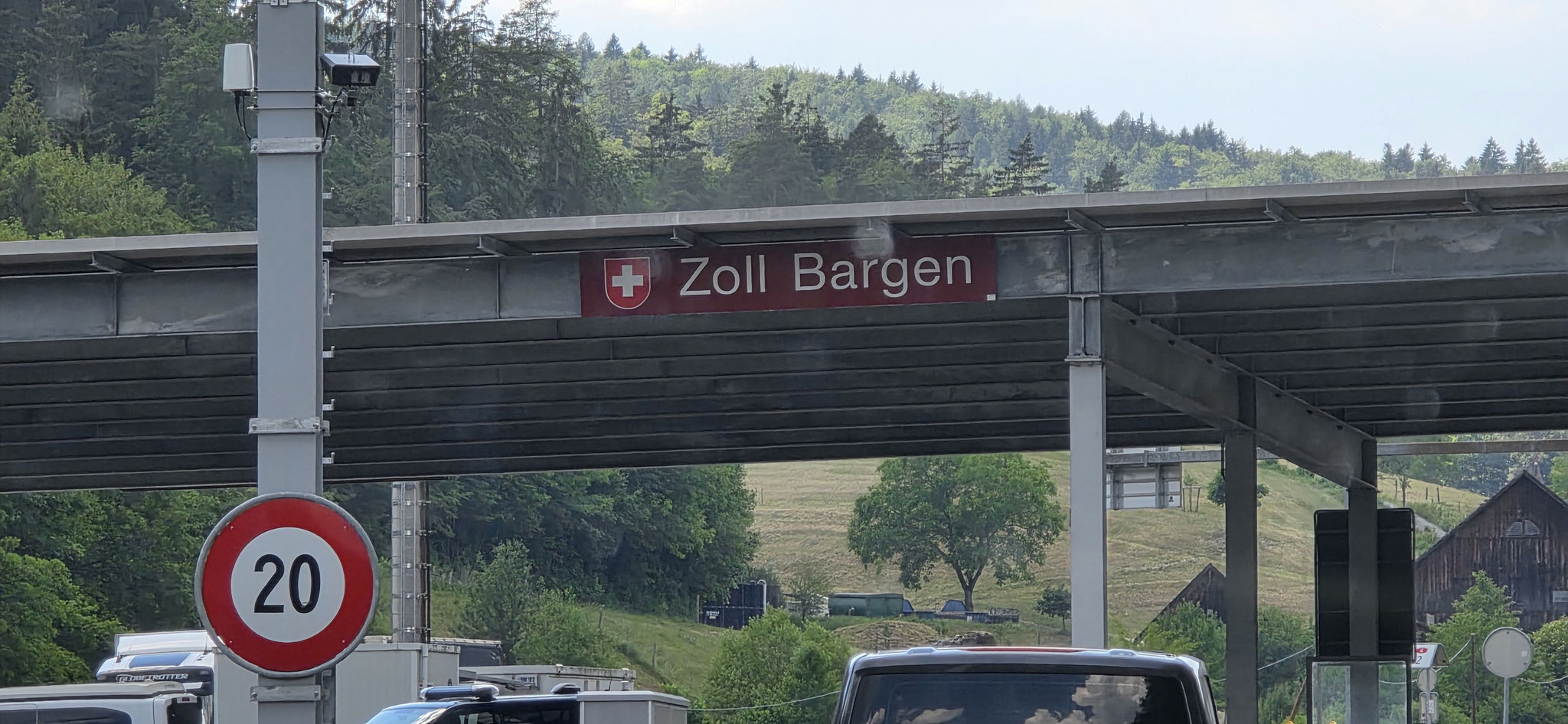 Wir sind bald an der Grenze...