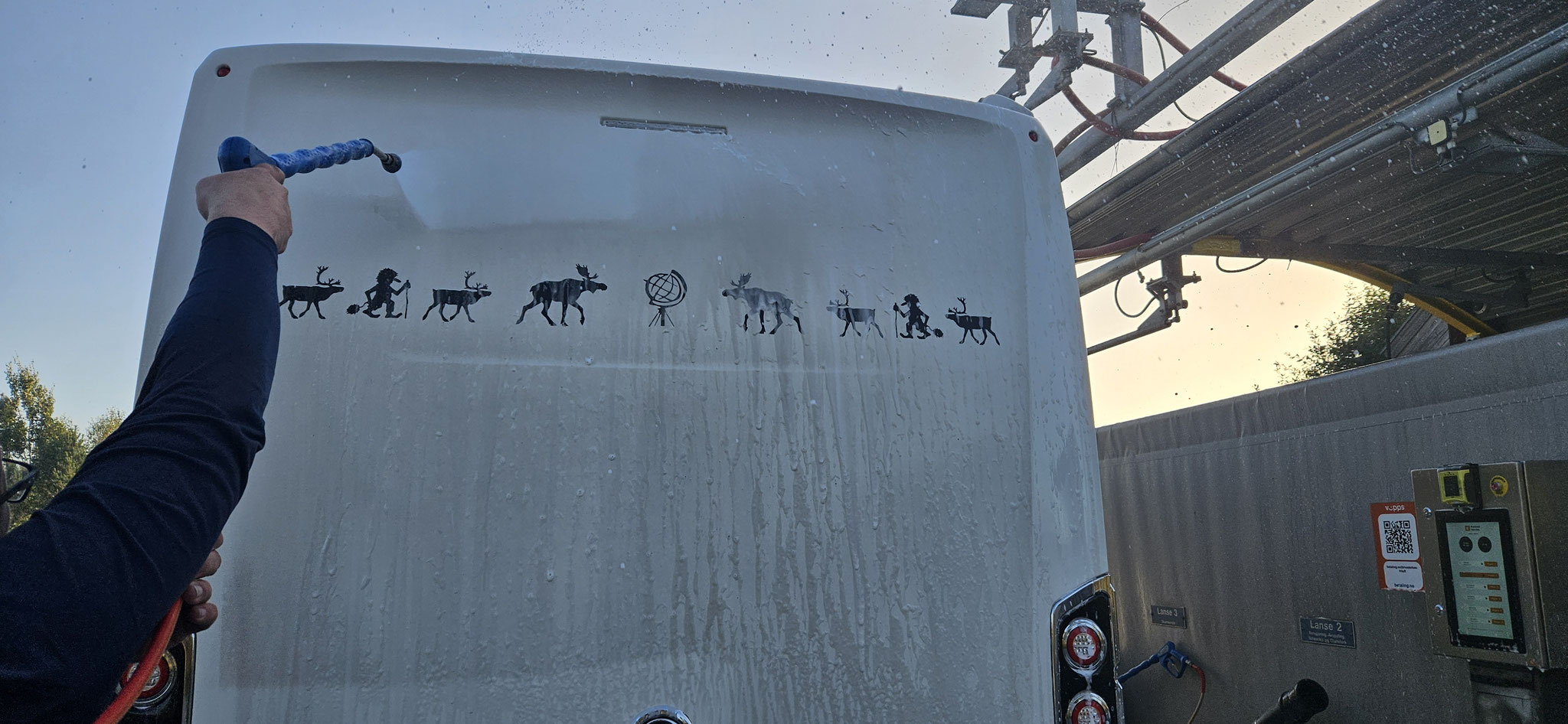 ...damit er der Dreck los wird...