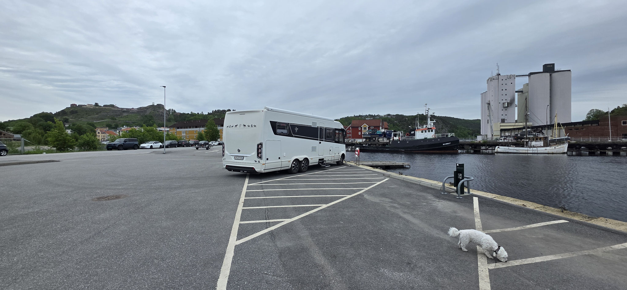 ...wir sind am Stellplatz Halden...