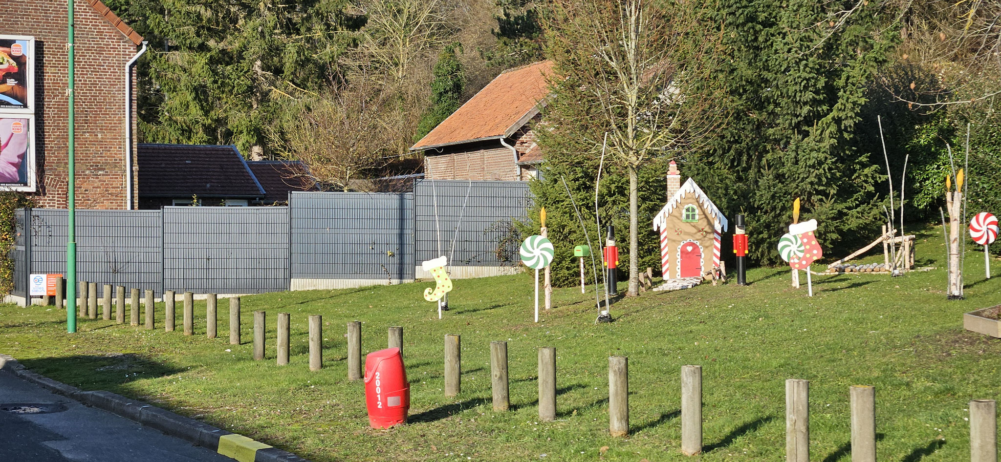 ...Weihnachten ist überall sichtbar...