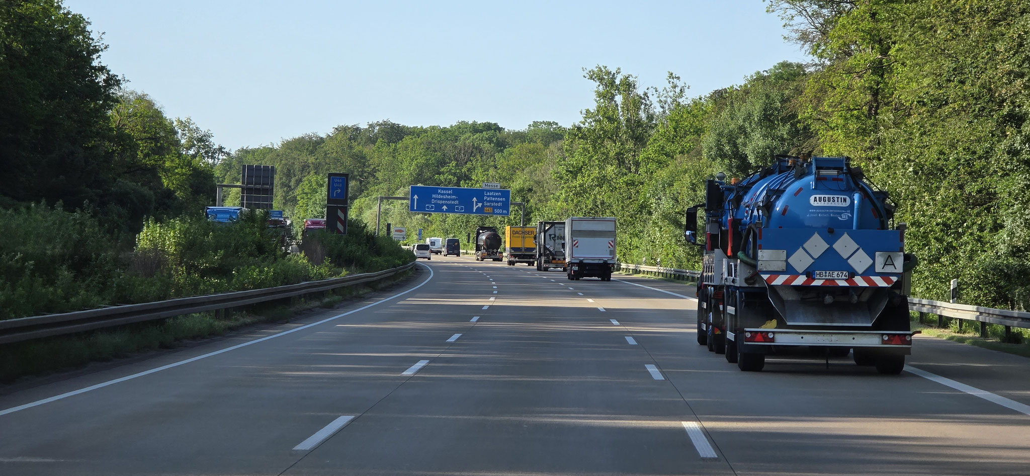 Endlose Autobahn aber...