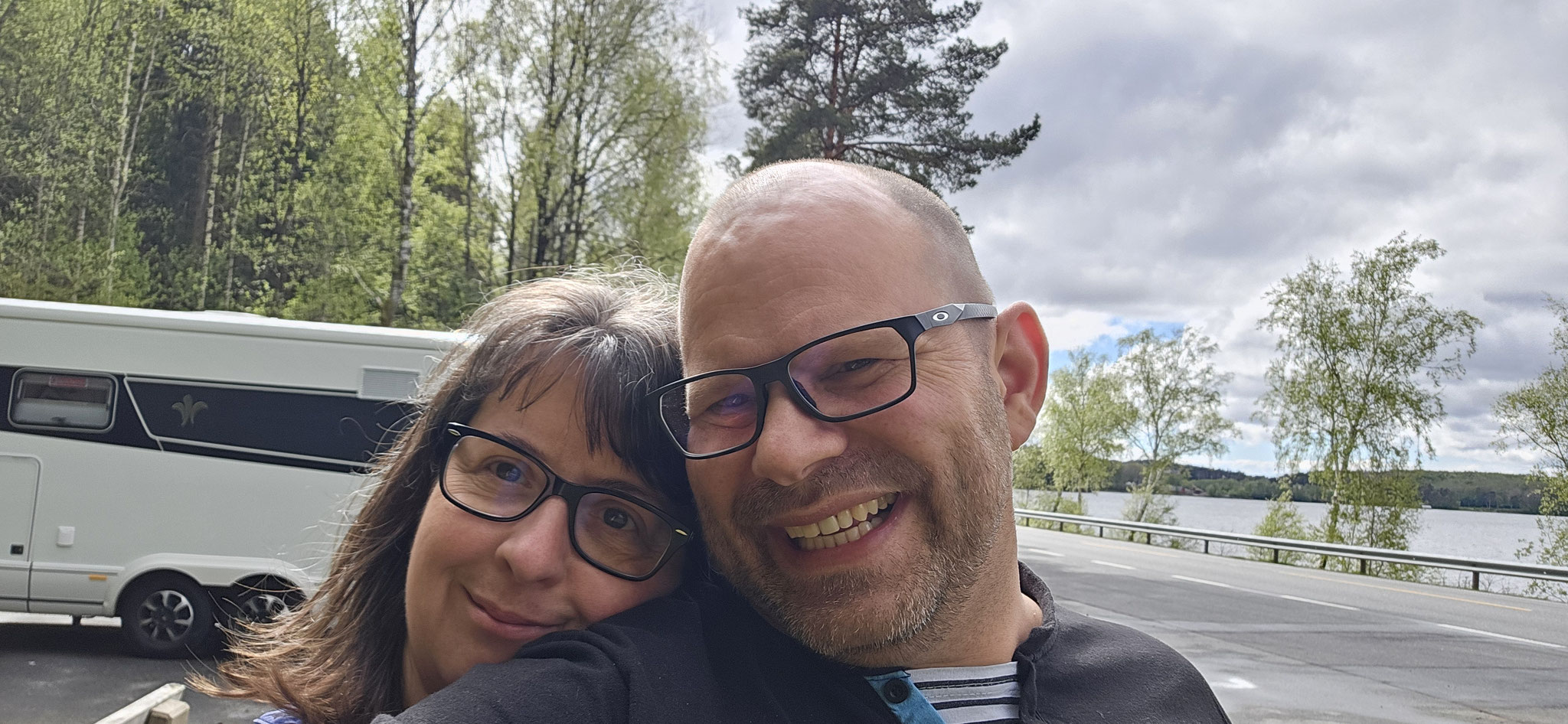 Viel zu früh in Tistedal aber glücklich in Norwegen zu sein!!!