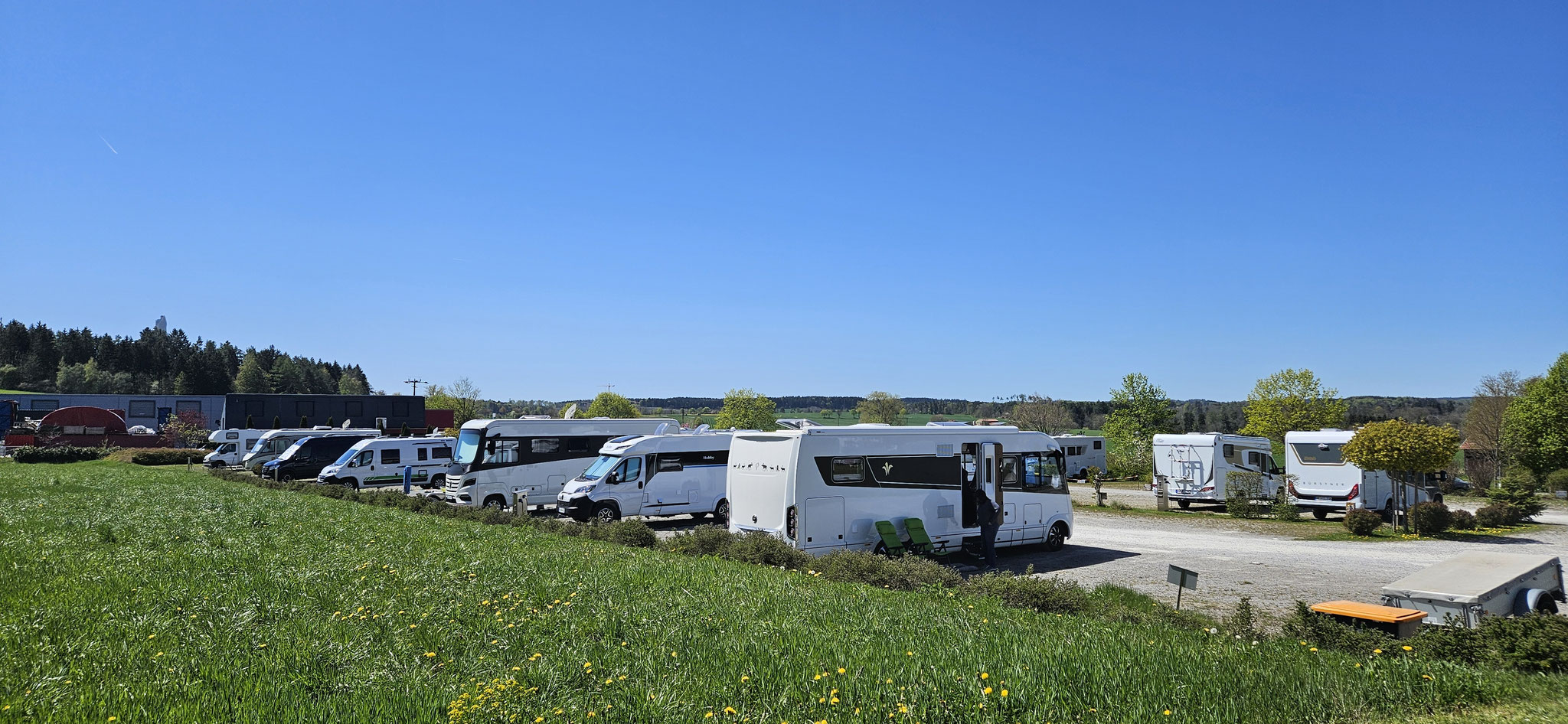 Überblick über den Stellplatz