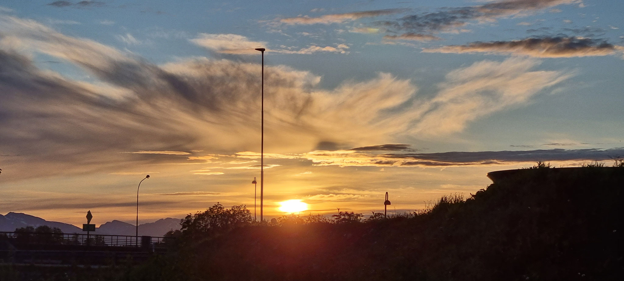 Sonnenaufgang in Vestnes...