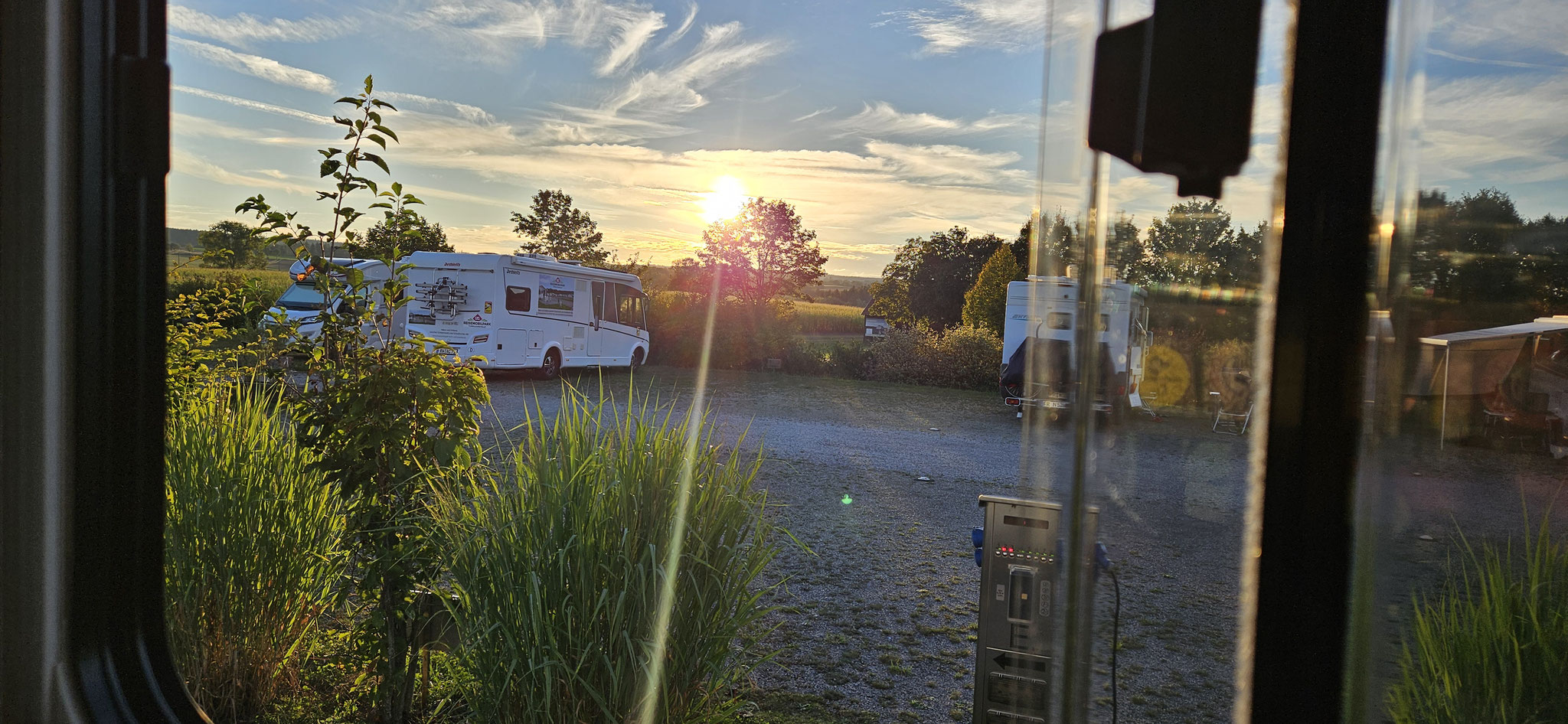 Sonnenuntergang in Dietingen...