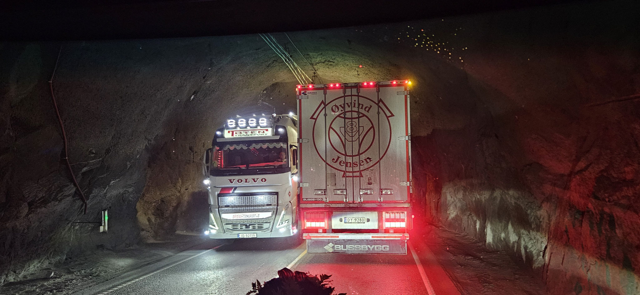 Manchmal wird es im Tunnel ganz schön eng