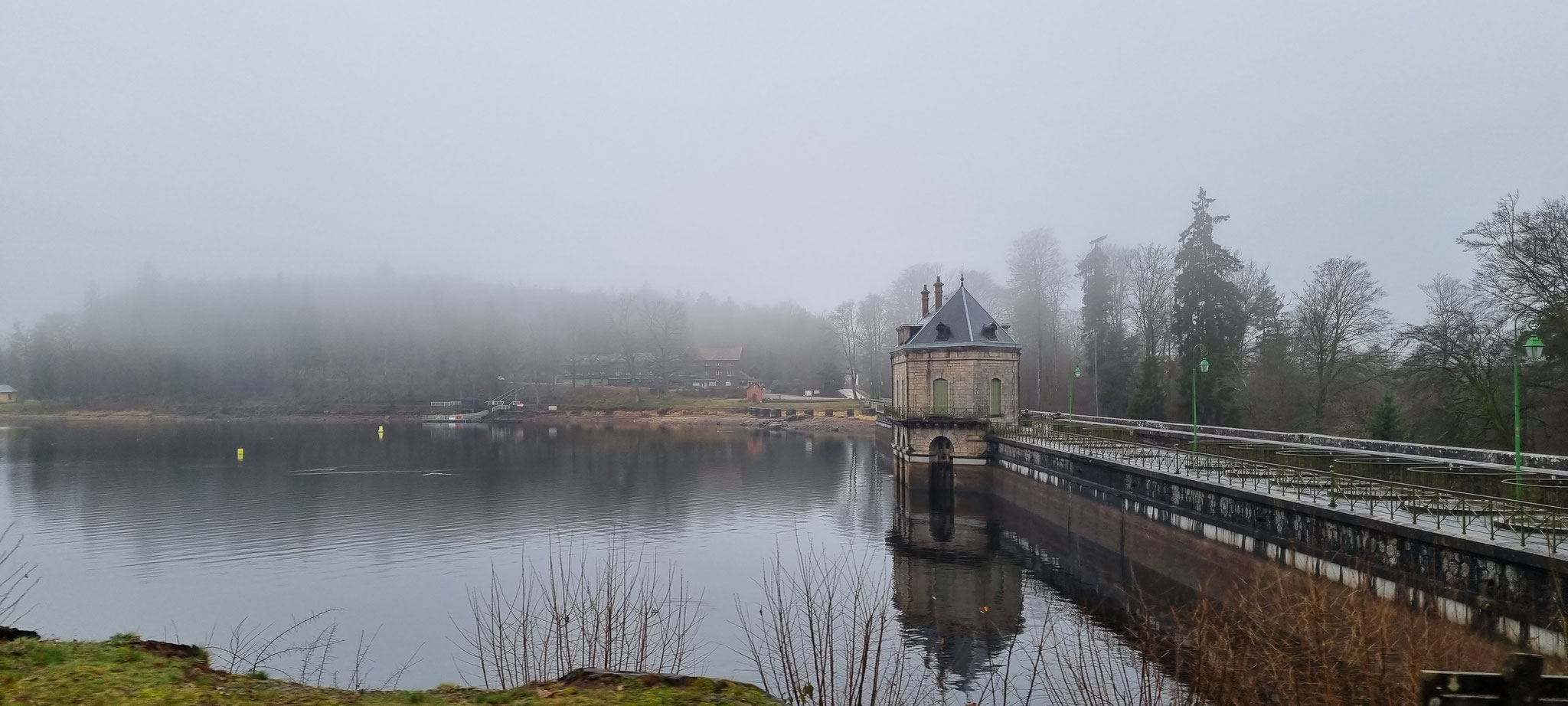 Der Stausee, kurz vor unserem Stellplatz...