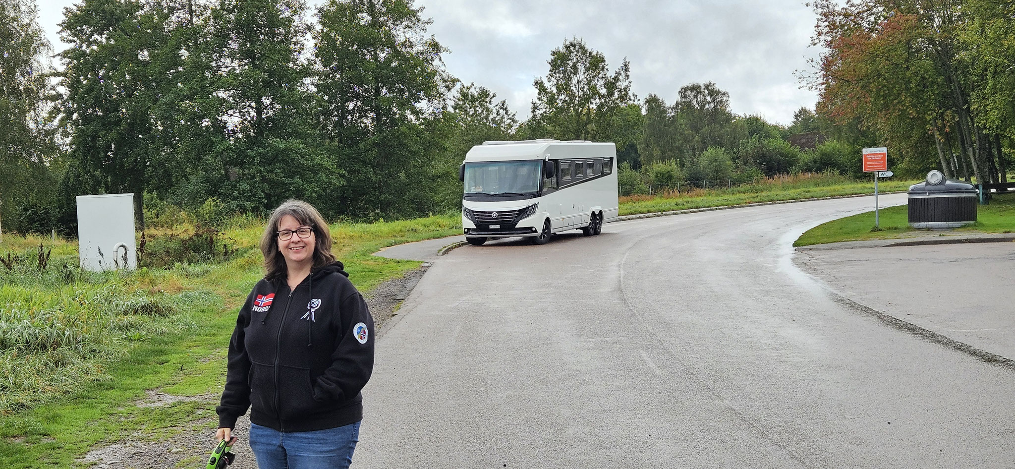 Ein Halt, um die Beine zu vertreten...