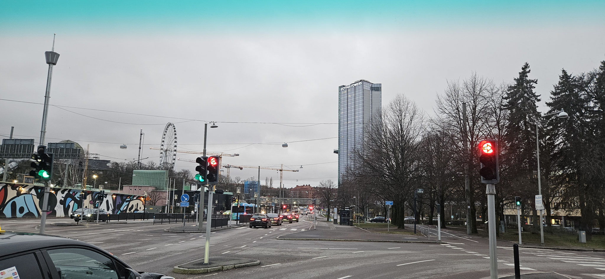 Wir bleiben nicht bis Montag auf einem McDonald's-PP in Göteborg, wie geheissen!