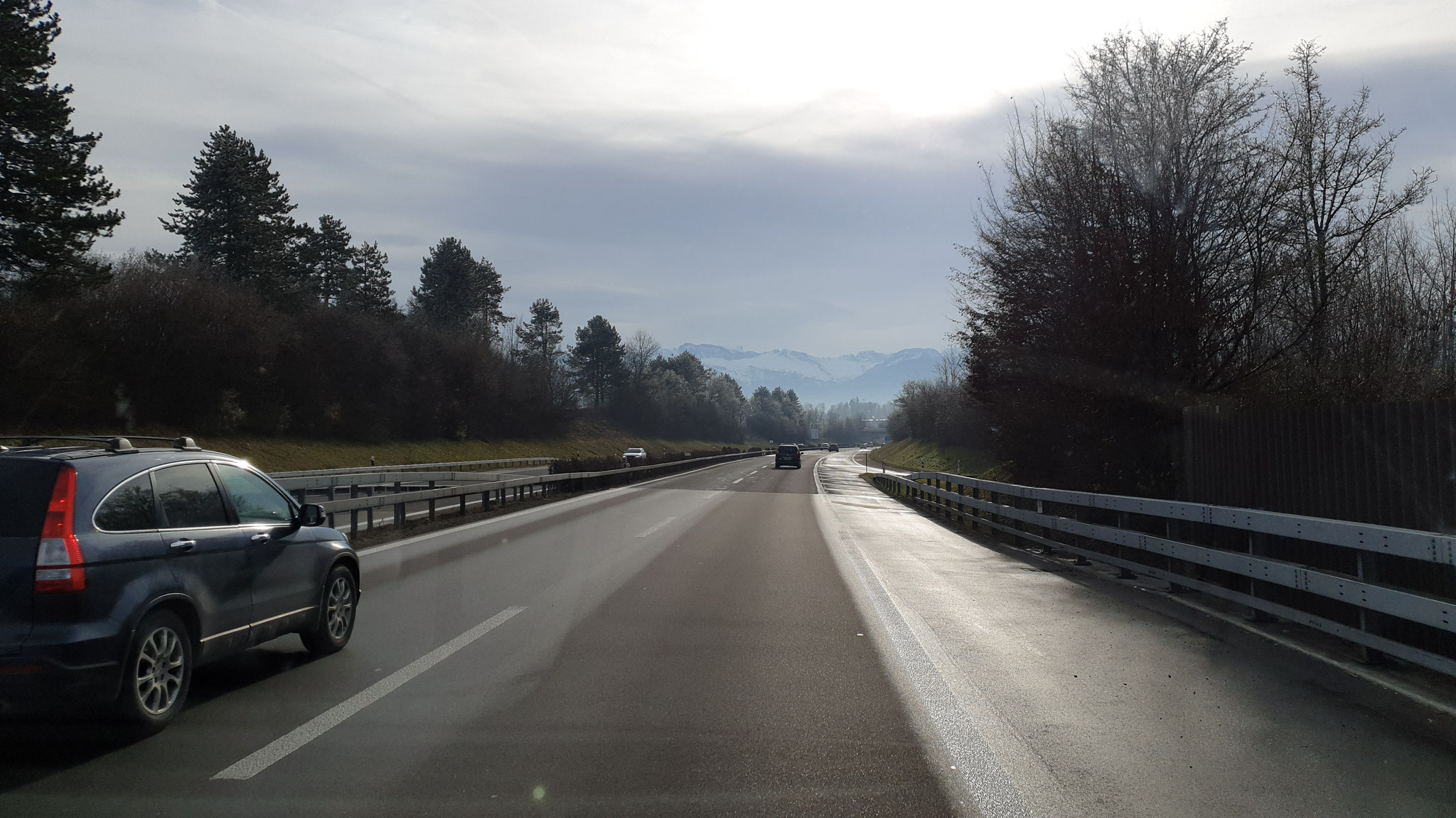 Schnee auf den Bergen