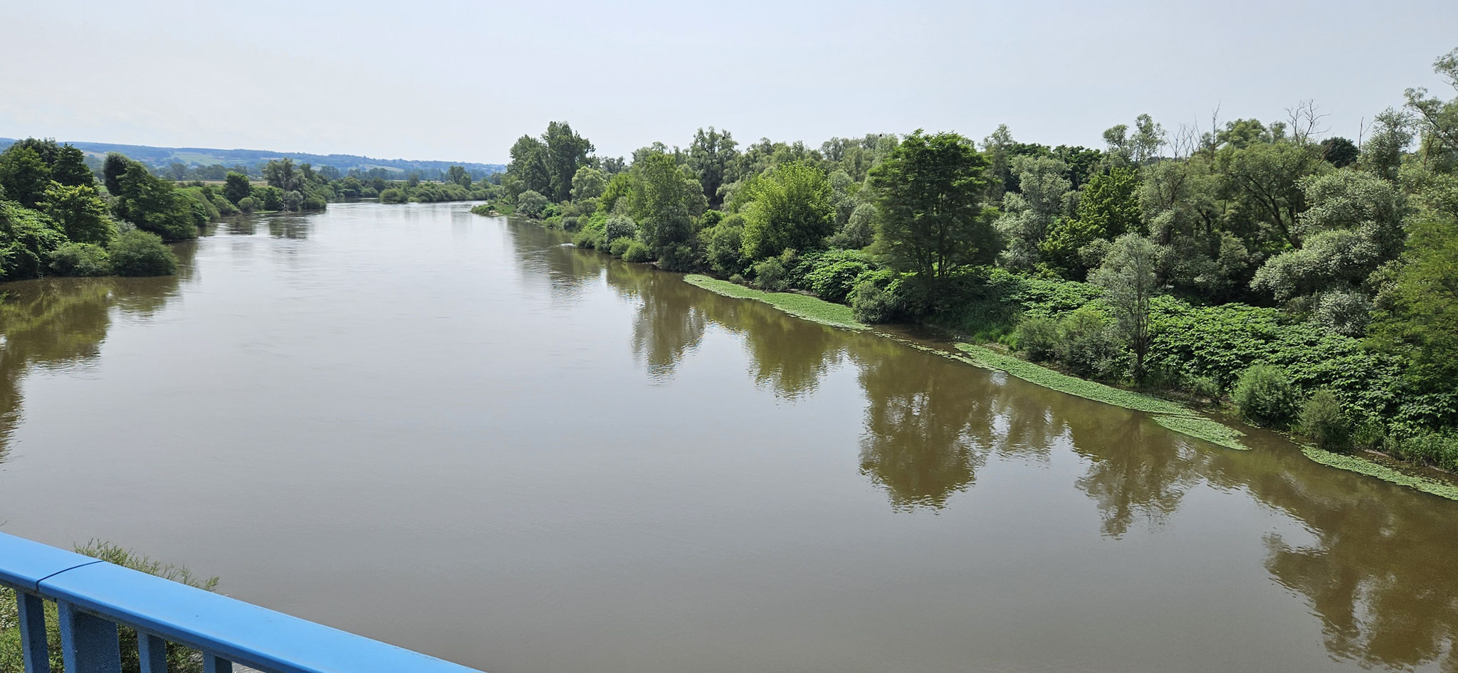 Die Loire fliesst ruhig dahin