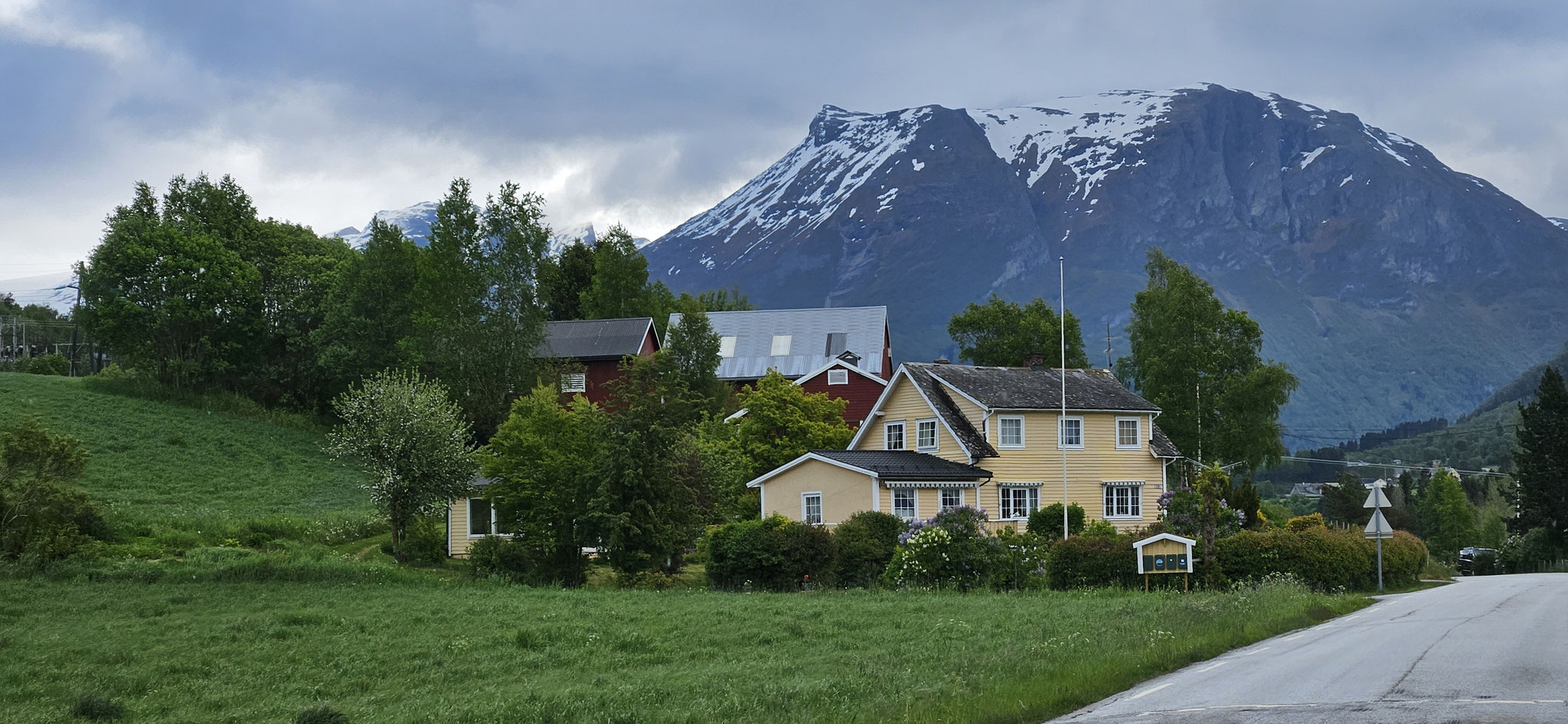Die Häuser in Norwegen...