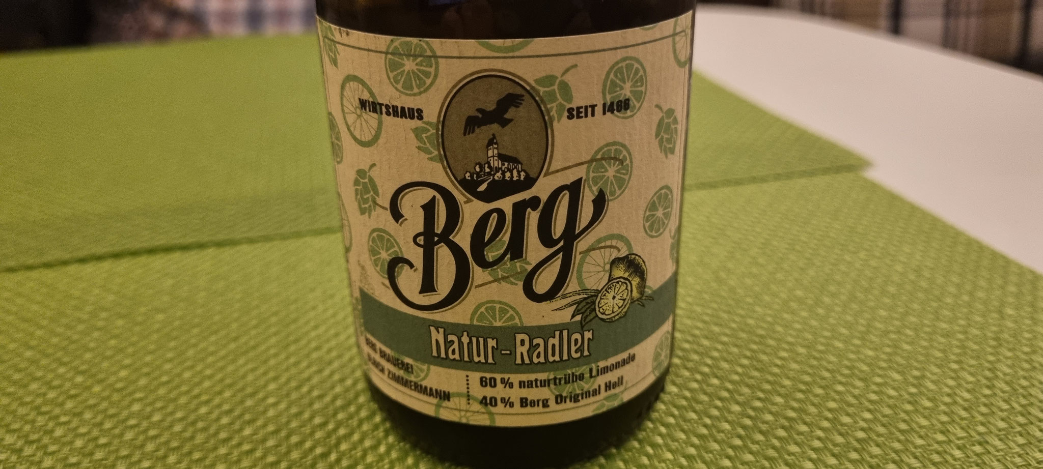 Ein Berg-Radler darf nicht fehlen