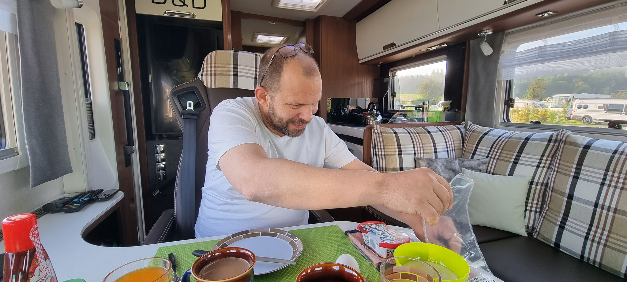 Natürlich gibt es Frühstück für alle