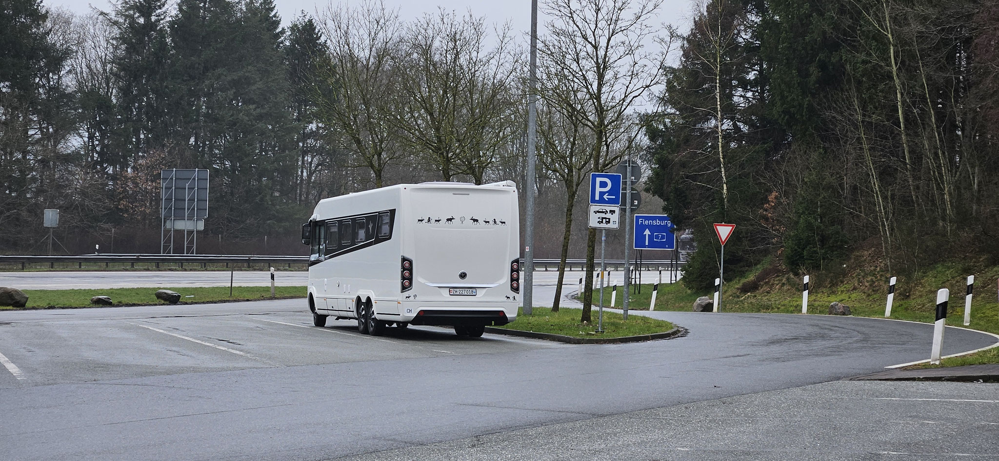 Zwischenhalt vor Flensburg