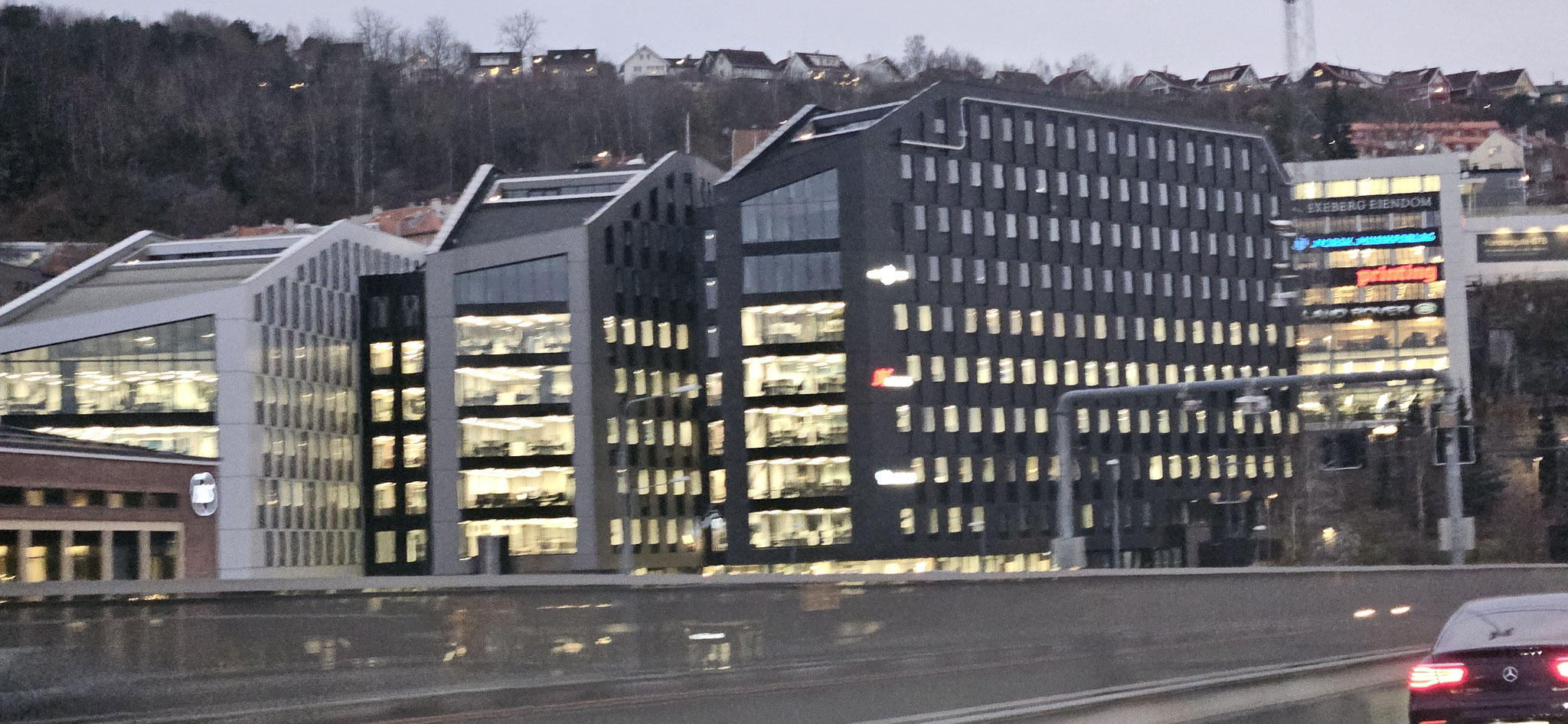 ...als die Stadtlichter in Oslo