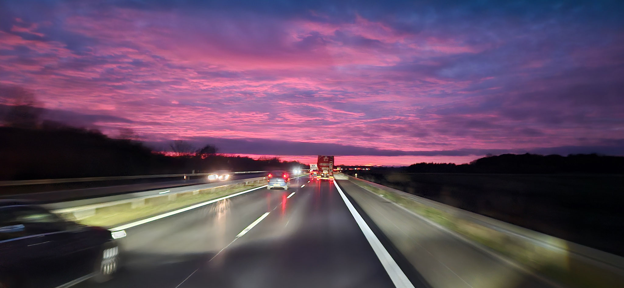 Wahnsinns Abendrot - einfach genial