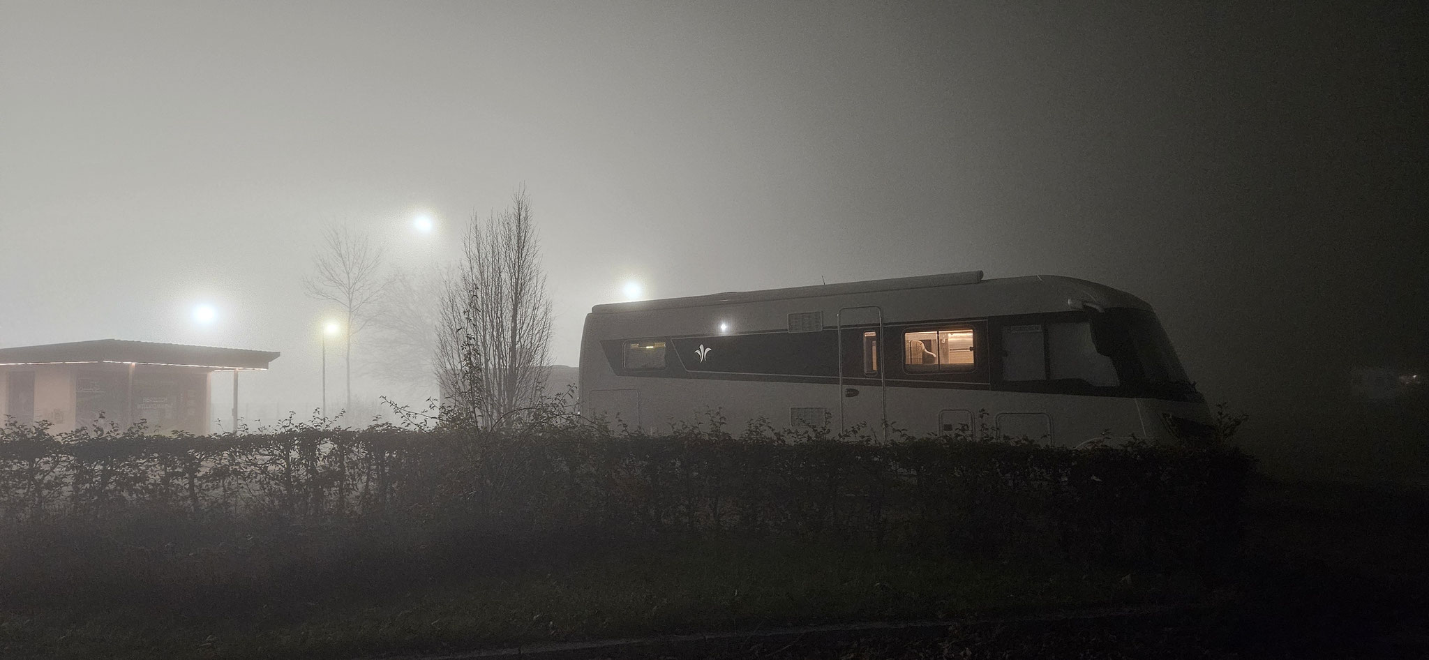 ...ist es auf dem Stellplatz in Blumberg