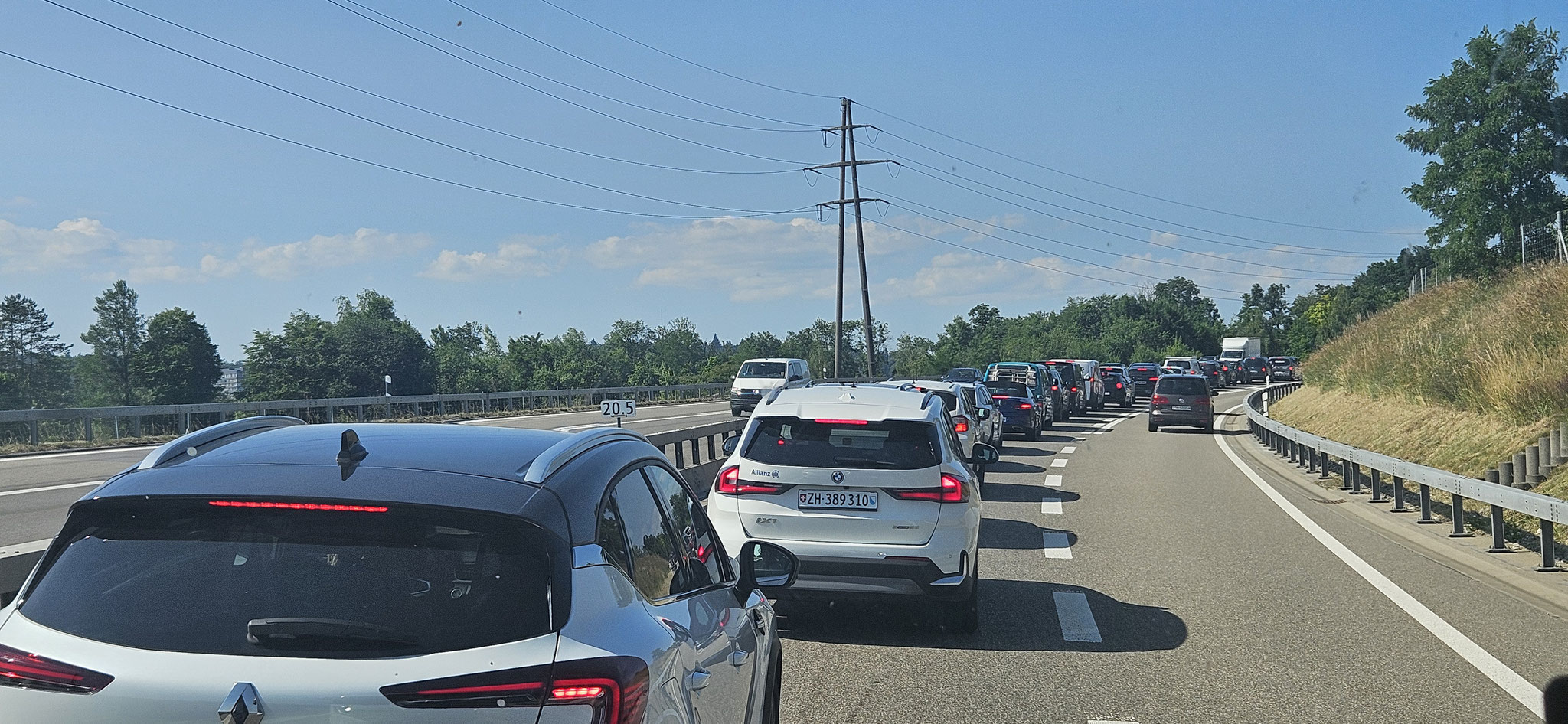 Stau, Stau und nochmals Stau Dank Radsport