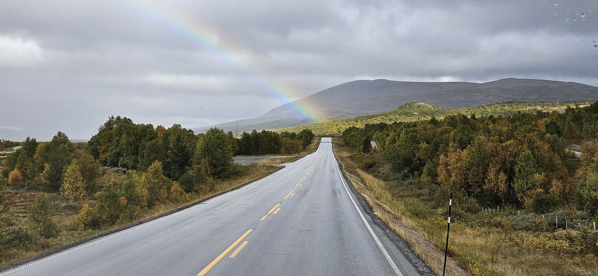 Der Regenbogen begleitet uns...