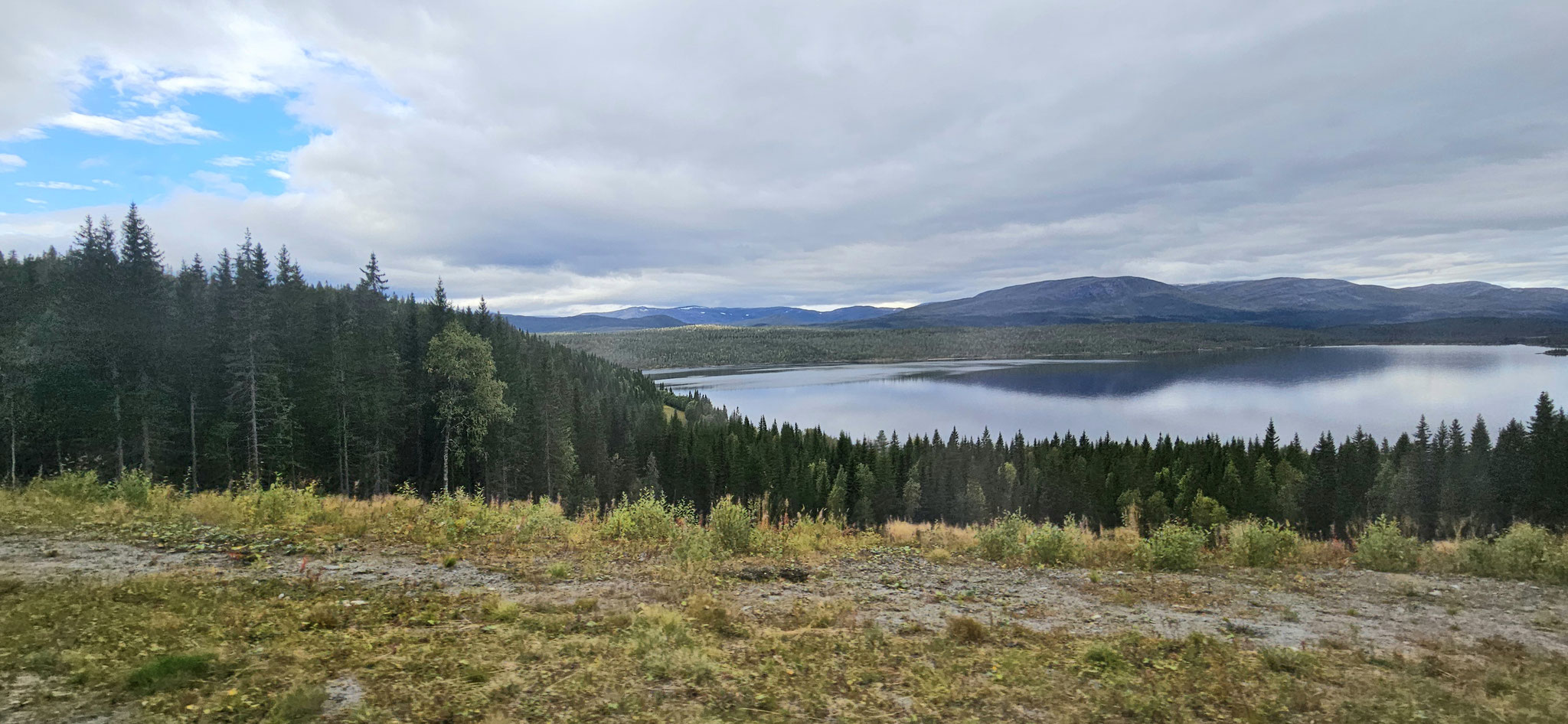 ...auf der neu ausgebauten E6