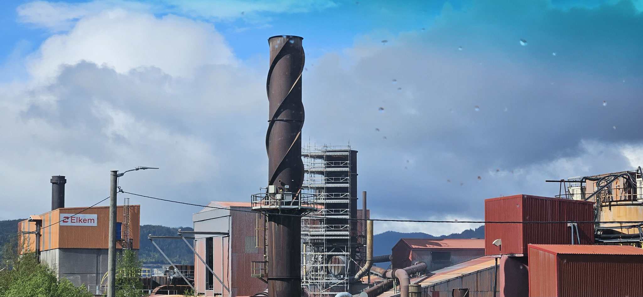 Silikonfabrik bei Orkanger