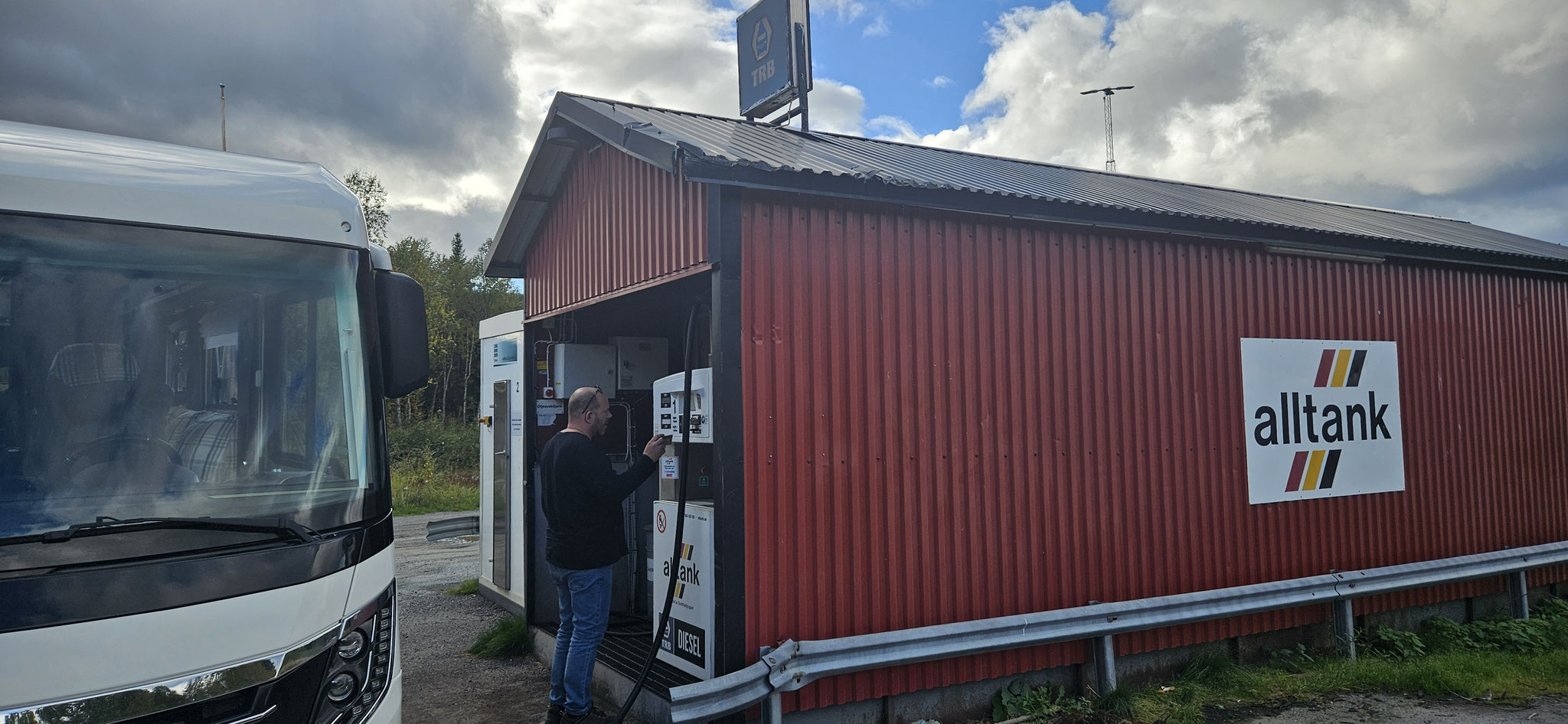 Günstigen Diesel bekommen wir hier leider nicht