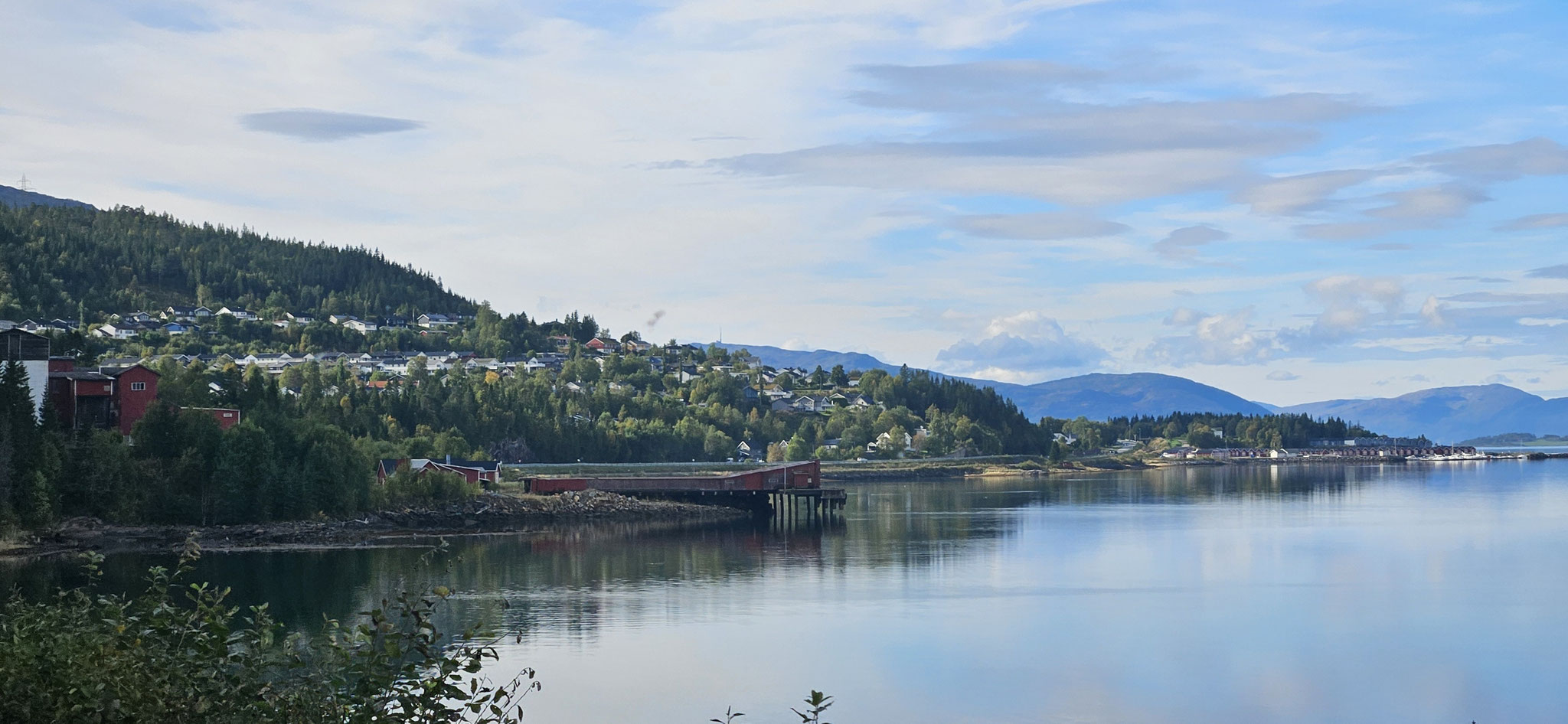 Ausfahrt Mo i Rana...