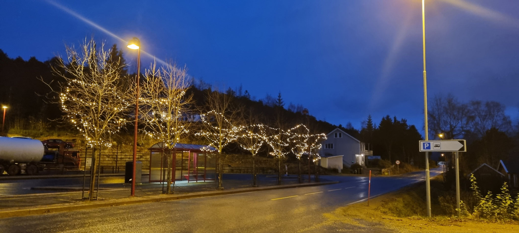 Weihnachtliche Beleuchtung...