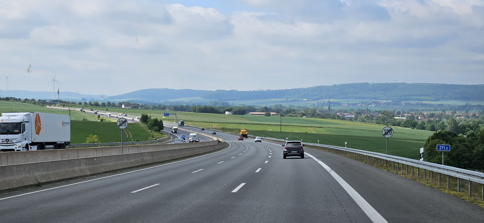 ...freie Fahrbahn