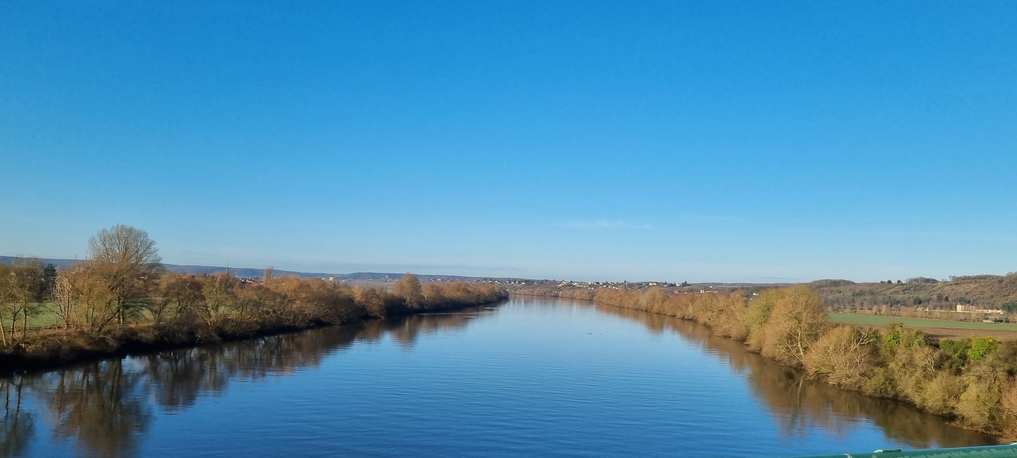 Auf solche Aussicht hatten wir uns gefreut - schöne Flüsse...