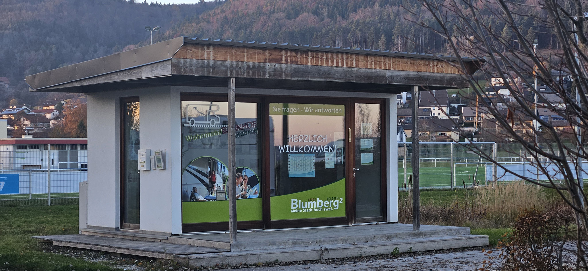 Wir sind in Blumberg angekommen