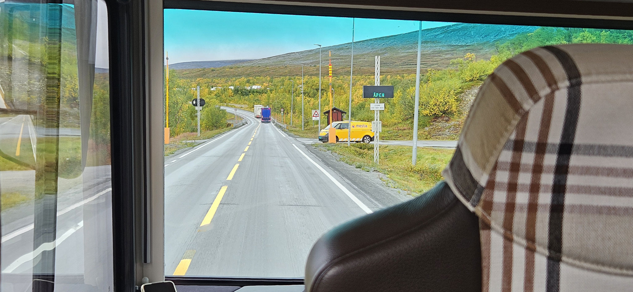 Der Polarkreis scheint offen zu sein - war ja auch klar