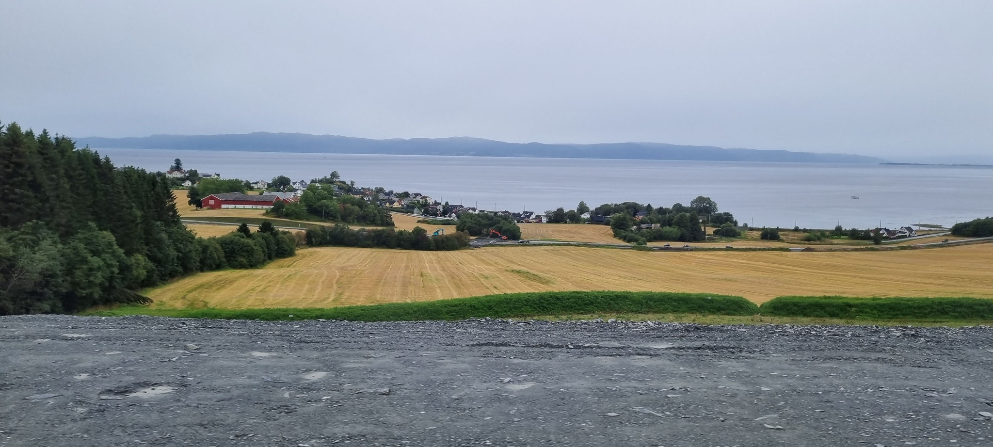 Sicht über das Fjord...